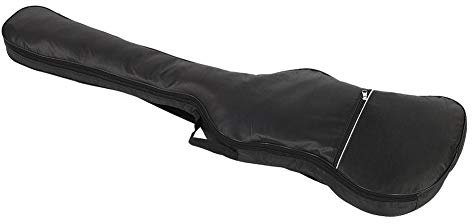 Vbestlife Bass Bag, Oxford-Stoff gepolsterte E-Bass Tasche Double Straps Waterproof Black Bass Bag