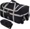 REDCAMP 120L Extra Large Holdall with Wheels, Foldable Wheeled Duffle Bag Travel Bag,Lightweight Waterproof Soft Suitcase Luggage with Rollers for Camping Sports Outdoor, Black