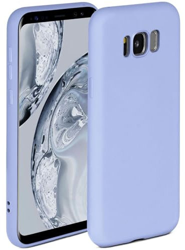 ONEFLOW Soft Case für Samsung Galaxy S8 Hülle aus Silikon mit Kameraschutz, Silikonhülle mit erhöhtem Schutz fürs Display, Backcover Schutzhülle, weiche Handyhülle, Hellblau