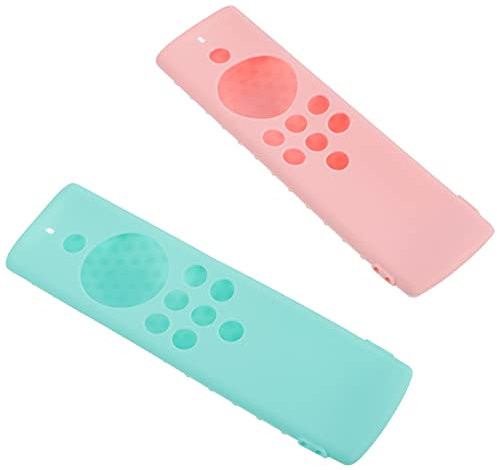 Milisten 2pièces Étui Silicone pour Télécommande Housse De Protection pour Manette TV Compatible avec Fire TV Stick Édition Allégée