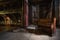 VLIES Fototapete-LOST PLACES-(PF6137)-500x280 cm-Verlassener Ort Werkstatt Theater Kino Fabrik Industrie Vintage Retro XXL Wandbild Wandtattoo Poster Moderne Tapete