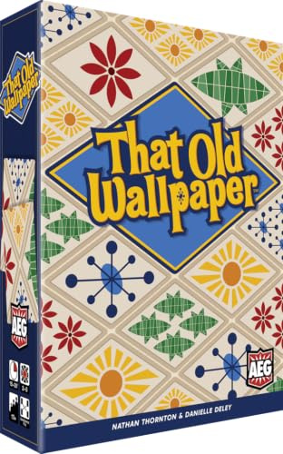 AEG That Old Wallpaper | Collect and Match Funky and Unique Shapes | Pattern Matching Card Drafting Game | Simultaneous Play | 2-5 Players | Ages 10+