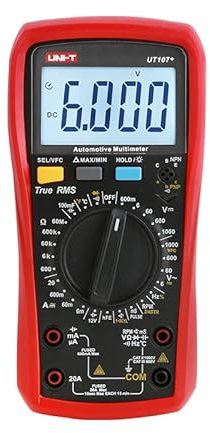 UNI-T UT107+ Automobile Multimeter High Precision True RMS Automobile Automatic Range Actual Value Digital Multimeter.