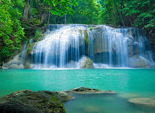 Erwachsenenpuzzle 2000 Teile Wasserfall für Kinder zur intellektuellen Entwicklung