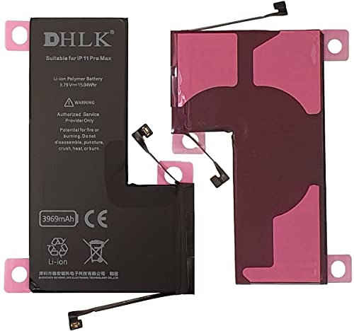 DHLK® TI Line Batteria compatibile con iPhone 11 Pro Max (A2161, A2220, A2218)- Capacità 3969 mAh