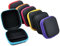 Mikikit Small Pouch Storage Case for Headphone Earphone Earbud Case Pouch Storage Bags Earbud Earphone Carrying Ear Case Earbuds Small Bag Travel Orange