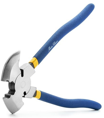 Bates Fence Clamp - 27cm Blue Multi Tool Fence Cutter, Nail Puller, Staple Remover