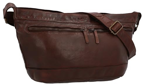 Gusti Umhängetasche Leder -Nyra Damen Umhängetasche Handtasche Ledertasche tasche Vintage Leder