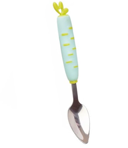 PRETYZOOM Cuchara De Dragado Cucharas Soperas Cubiertos Infantiles Cucharas De Postre Tenedor Para Niños Niño Pequeño Páginas Puré De Manzana