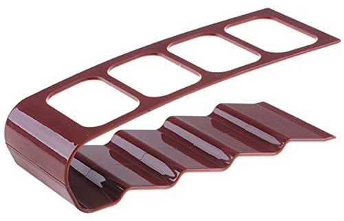 NEDLON 4 Rejillas Soporte De Control Remoto, Creatividad Inicio Escritorio Organizador Mando A Distancia Soporte Mando TV para Controlador De Tienda, Anteojos (Color : Brown)