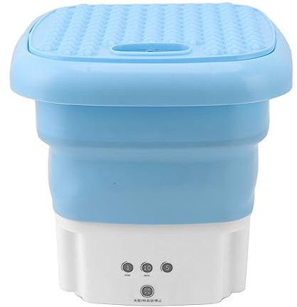 Mini Machine à Laver Pliante, Décontamination en Profondeur, Machine à Laver Pliante à Faible Consommation pour Dortoirs d'étudiants pour Maisons de Retraite (Prise UE)