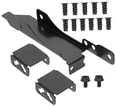 Veemoon 1set Dual Fan Mount Rack Pci Slot Bracket for Computer Cooling Construction Painted Noise Reduction Support Tool for Enhanced Heat Dissipation