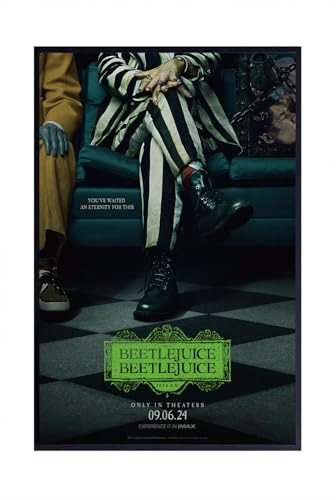 Theissen Beetlejuice Beetlejuice Movie Poster Film #2 - Matte Wandposter Frameless Gift 11x17inch(28cm x 43cm)