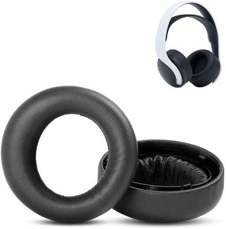 HAIZEEN Cuscinetti per auricolari Compatibili con Sony Playstation 5 Pulse 3D PS5/PS4 Nuova versione 2018 CUHYA-0080 Cuffie wireless Cuscinetti Sostituzione Cuscino (Pelle di proteina)
