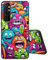 Sinyunron Cover Compatible con Xiaomi Mi Note 10 Lite 4G Custodia in Silicone Morbida e Sottile con Antiurto Anti-Graffio,Opaca Posteriore con Carina Estetica Motivo Disegno-Evil Smile-2