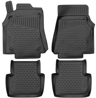 ELEMENT Gummimatten Set für Mercedes-Benz A-klasse (W169) 2004-2008, Schrägheck, 5 Türen | 100% passgenaue Auto Fußmatten, robuste Universal Fußmatte Auto, Gummimatten Auto, Auto Fussmatten Gummi