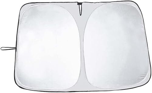 SHWEYFNZ Sonnenschutz Auto Frontscheibe für Toyota Wigo 2014 2015 2016 2017, Innen-Faltbarer Sonnenschutz Scheibe Auto Frontscheibe Auto Zubehör