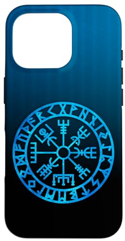 Vegvisir Wikinger Kompass Rune Schutz Symbol Kelten Nordisch Hülle für iPhone 16 Pro