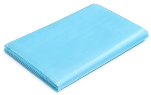 Wuyangcun Teichfolie aus hochdichtem Polyethylen, 0,2 mm dick, hellblau, für Fischteiche, Gartenbrunnen (2 x 2 m)