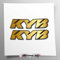 Kit adesivi compatibile con forcelle KYB | adesivi per moto forcella | Vinile Adesivo FACILE APPLICAZIONE Stampa UV | Stickersland® (Oro)