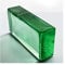 ZNQNDSR Farbige, Klare Glasblöcke Mit Hoher Transparenz Und Rechteckigen Seiten, Kristallstein Für Büro, Zuhause, Bar, Hotels(Green)