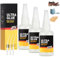 Flintronic Superglue Extra Fuerte Universal, 3 Frascos Super Glue, Pegamento Instantáneo con Micropuntas de Pegamento, Pegamento de Aceite, para Cerámica, Madera