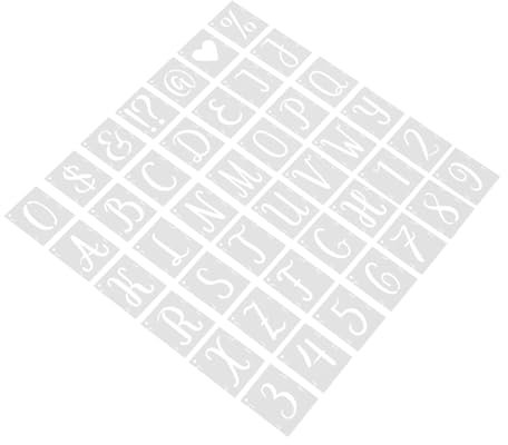 ADOCARN 42pezzi Stencil Riutilizzabili per Spray e su e Lavagne per Decorazioni e Creativi