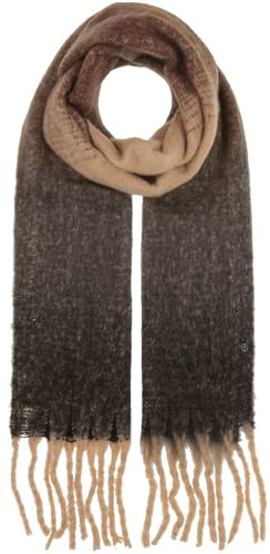 LOEVENICH Schal | Multicolour | OneSize | Damen | Fransen | XXL Schal Brown