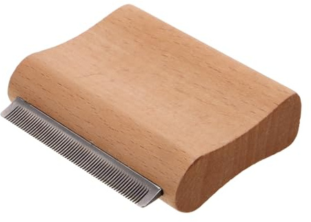 Pferde Fellpflegebürste zum Entfilzen und Schaben, 7, 5 Cm