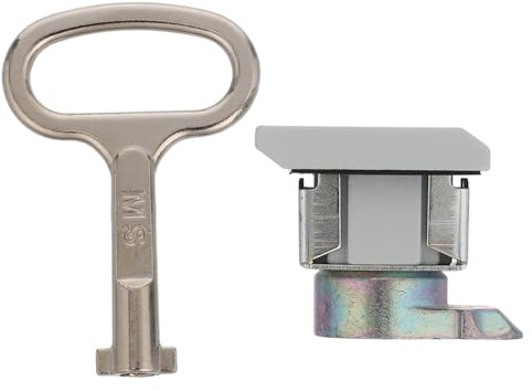 UKCOCO Serrure Électronique pour Coffret Électrique avec Clé Verrou de Sécurité Résistant et Facile à Utiliser pour Armoire Panneau Électrique et Bureau