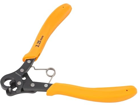 Wire Rolling Plier Set,One-Step Looper 3 mm/1.55mm/2.25mm, Wire Roll Pliers for Bending & Wrapping, Multipurpose Jewellery Pliers for Necklaces, Bracelets, Earrings & Repairs (Yellow 2.25mm)