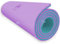 Hatha Yoga Extra dicke TPE Yogamatte – 182.9 x 81.3 cm Dicke 1.27 cm umweltfreundlich SGS-zertifiziert – mit hoher Dichte, Fitnessstudio, Reisen und den Boden draußen (lila/grün)