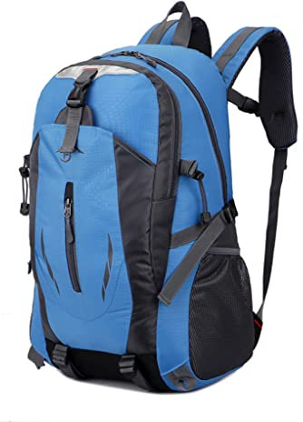 Rucksäcke 36 55L Große Kapazität Outdoor Sportrucksäcke Klettern Rucksackreisen Tragbare Bergsteigen Umhängetaschen, Blau