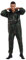 Runhomal Herren Regenanzug Wasserdichte Jumpsuit Langarm Regenoverall Regenkombi Reflektierende Regenmantel Overall mit Kapuze Reißverschluss Raincoat Camouflage 3XL