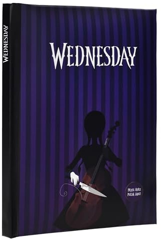 SD TOYS - Notizbuch mit Licht Classic Wednesday