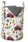 ABAKUHAUS Bauernhof Wäschesack 2er Pack, Gärtner Landwirtschaft Traktor, Wäschekorb mit Griffen und Kordelzugverschluss, Zweierpack 33cm x 50cm, Weiß Mehrfarbig