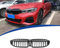 XATHKJOE Auto Front Kühlergrille für BMW 3 Series G20 2020 2021 2022 Front Bumper Radiator Grille Stoßstange Kühlergrill Grill BelüFtungsdeckel Verkleidung