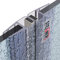 STEIGNER Guarnizione Magnetica doccia, 189cm, per spessore vetro 6/7/ 8mm, Set doppio Guarnizioni doccia 180 Gradi, UKM02, 2 pz.