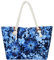 DonDon Grand sac de plage imperméable avec fermeture à glissière Sac shopping à bandoulière Hippie Psychedelic 70's