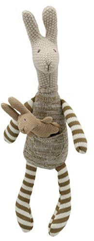 Wilberry Gestricktes Känguru Plüschtier, Braun