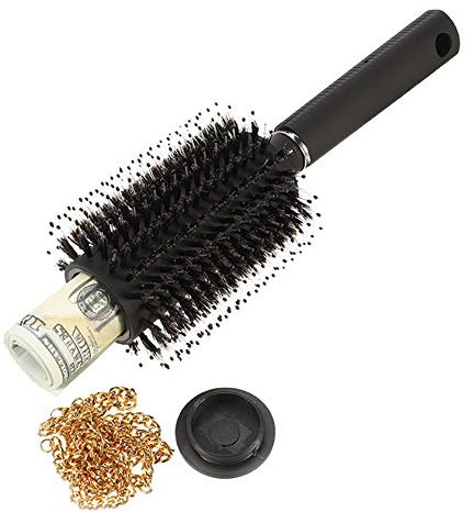 Faddy-1 Diversion Safe Hair Brush Comb, Stash Safe to Hide Money Jewelry or Valuables, Functions as Authentic Brush Perfect for Travel or at Home