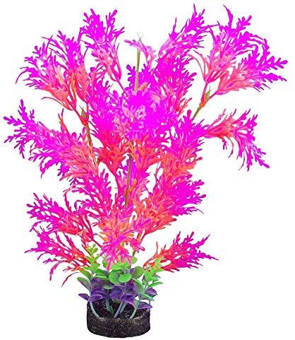 Marina iGlo Plant Pink Wiseria 12.5 - Glows Under Blue LED!