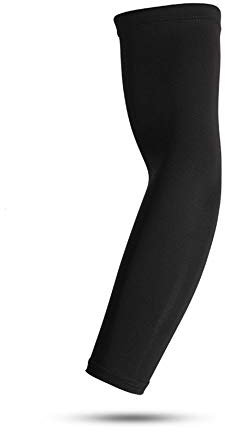 LUMoony MoonyLI Arm Sleeves Armwärmer Ärmlinge Ellenbogenschoner Frauen Männer Ellenbogenstützen Gym Ellenbogen-Kompressionshülsen für Basketball Tennis Ellenbogen Ärmel 1 Paar