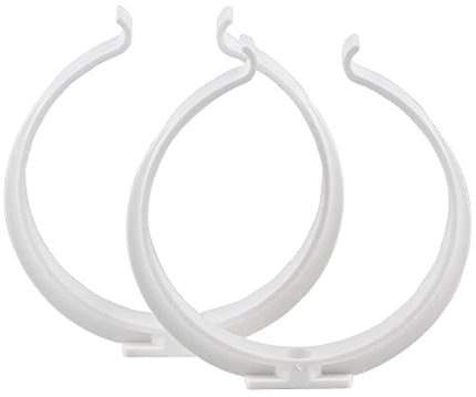 100mm Collier de Serrage en Plastique pour Tuyau D'aération - Lot de 2 Colliers de Serrage pour Tuyau de Ventilation
