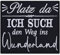 Aufnäher lustig Platz da - Ich such das WUNDERLAND süßes Geschenk für Frauen Aufbügler Mädchen Patch/Applikation zum annähen/aufbügeln für alle Stoffe | 90x80mm