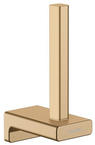 Hansgrohe 41756140 AddStoris Porte Papier Toilette en Bronze brossé Rechange, 1 Rouleau (réserve)