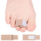 PEDIMEND 8PCS Hammer Toe Straightener, Hammer Toe Splints, Toe Cushioned Bandages for Correcting Hammer Toes, Broken Toes, Crooked Toes and Overlapping Toes