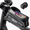 EJEAS Bolsa de Bicicleta, para Teléfono Inteligente de hasta 7 Pulgadas, con Pantalla Táctil Sensible a TPU, Porta Movil Bicicleta, Impermeable para Teléfono Móvil, Bicicleta de Montaña, Carretera