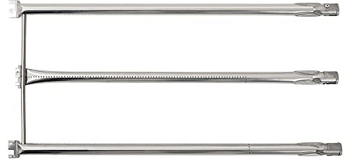 BBQ-Toro Edelstahl Brennerrohr-Set | Ersatzbrenner für Weber Genesis Gold und Platinum (vor 2002), Platinum I/II und Weber Genesis Serie Modelle: 1000/LX, 2000/LX, 3000/LX, 4000/LX, 5000/LX