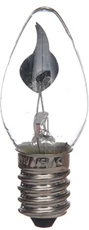 Holyart Glühbirne mit Flamme-Effekt 5 cm E14 1,5W 220v